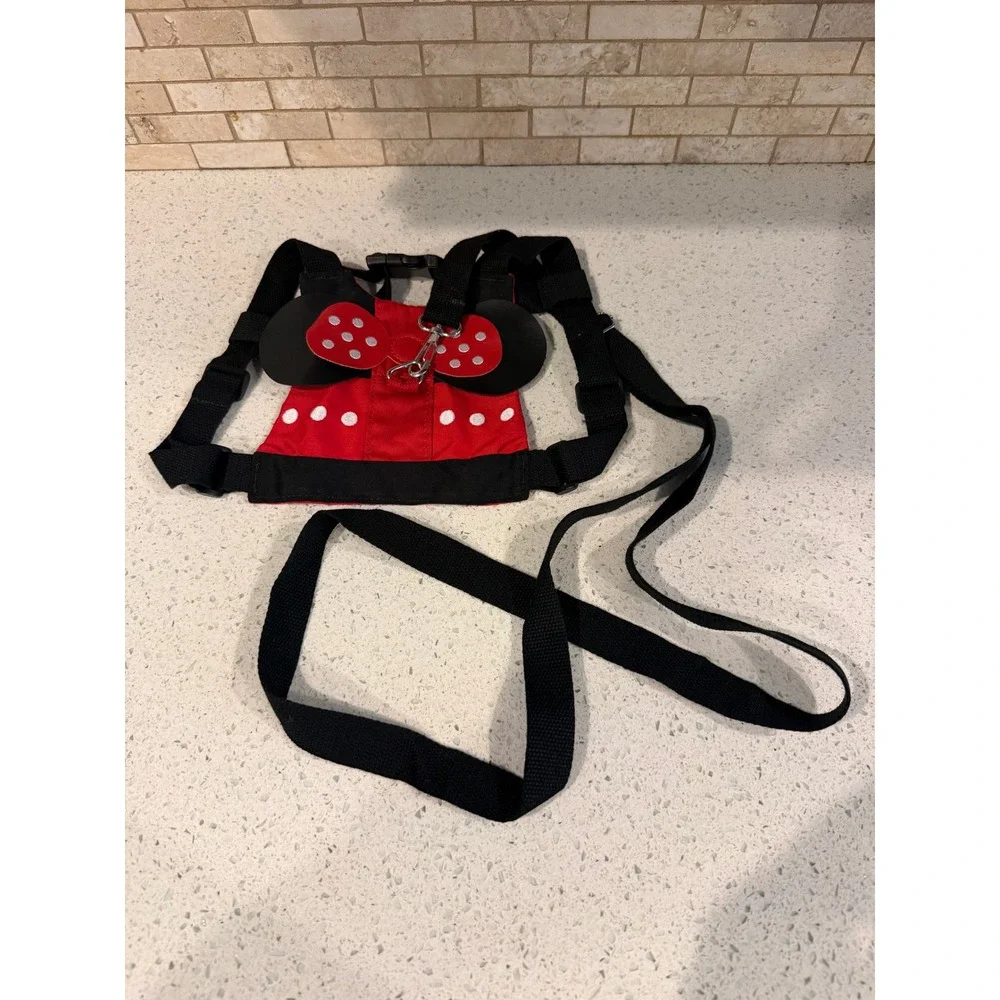 Disney Minnie Mouse Inspired Adjustable Dog Harness (Size Small/Medium)
